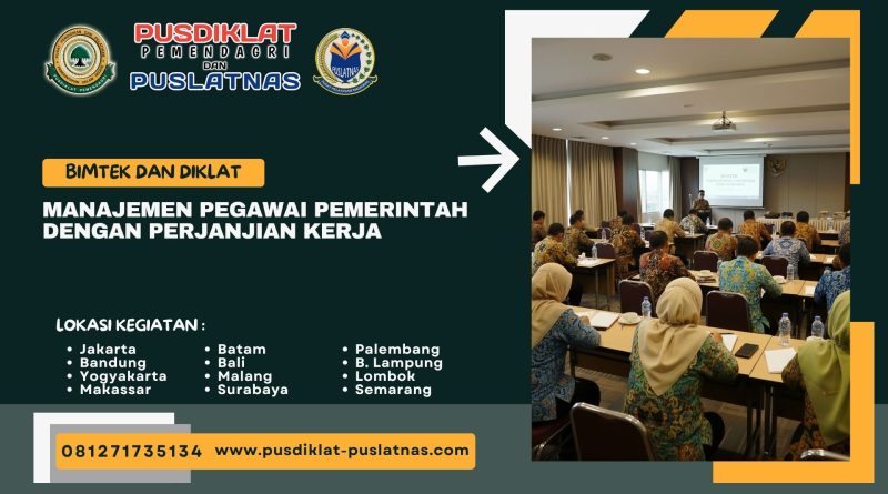 Bimtek & Diklat Manajemen Pegawai Pemerintah dengan Perjanjian Kerja