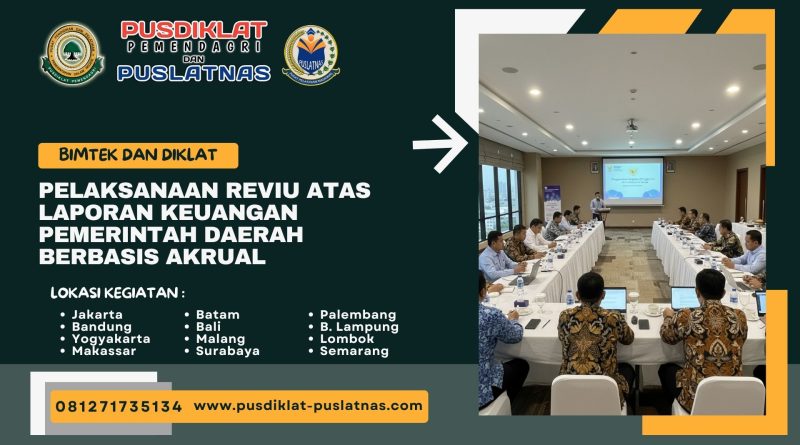 Bimtek & Diklat Pelaksanaan Reviu Atas Laporan Keuangan Pemerintah Daerah Berbasis Akrual