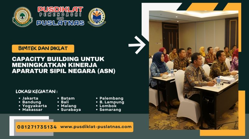 Bimtek & Diklat Capacity Building untuk Meningkatkan Kinerja Aparatur Sipil Negara (ASN)
