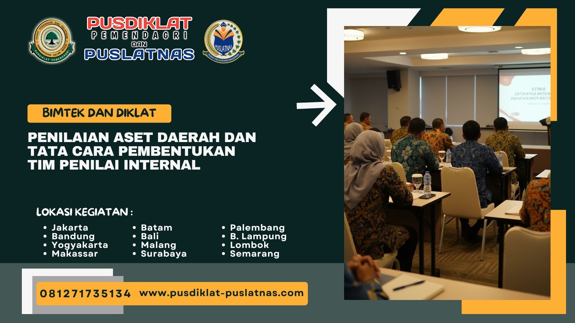Bimtek Penilaian Aset Daerah Dan Tata Cara Pembentukan Tim Penilai Internal